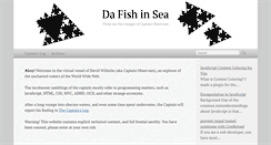 Desktop Screenshot of dafishinsea.com